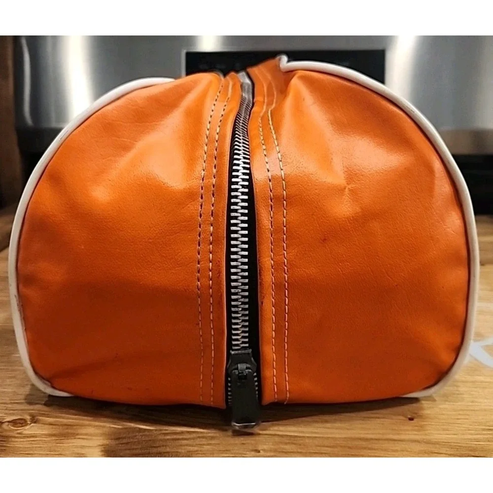 Vintage Chicago‎ Bears 1970's NFL Football Rare Leather Gym Duffel Bag